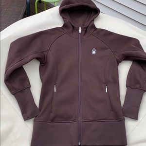 Spyder fitted fleece lined light jacket